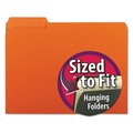 Smead Interior File Folders, 1/3-Cut Tabs, Letter Size, Orange, PK100 10259